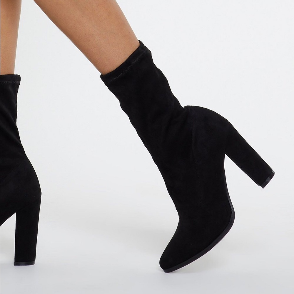 Black Sock Booties